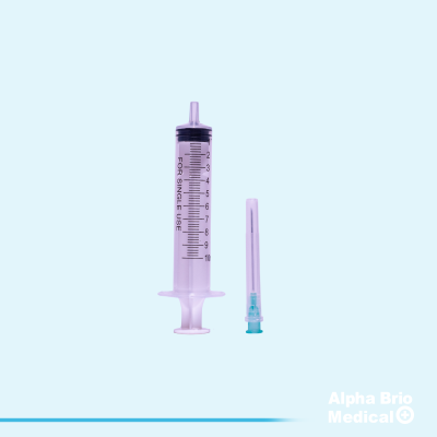 Seringa 10 ml cu ac LUER SLIP BIOSAFE