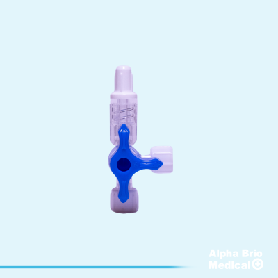 Robinet cu 3 cai steril, ambalat in blister BIOSAFE