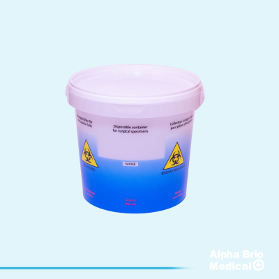 Recipient din plastic 3000 ml pt probe anatomo-patologie si plasma BIOSAFE