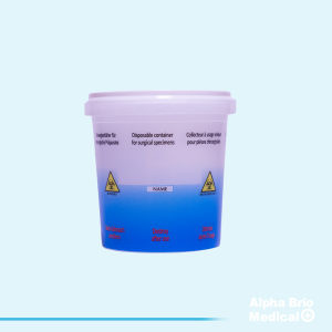 Recipient din plastic 1000 ml pt probe anatomo-patologie si plasma BIOSAFE