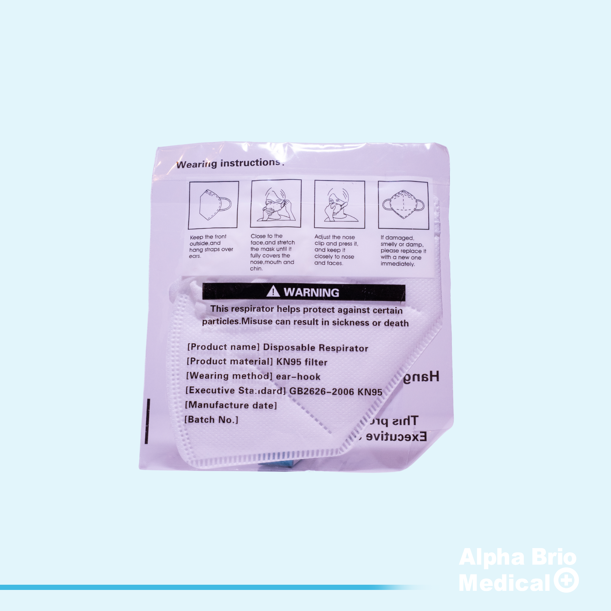 Masca protectie FFP2/ KN95 fara filtru