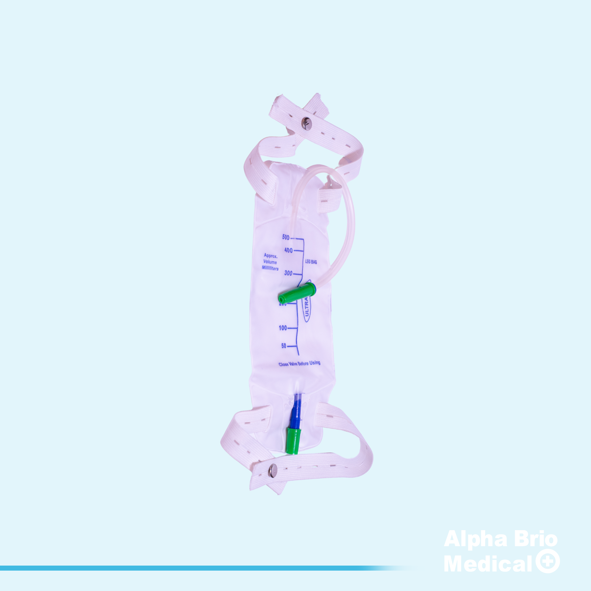 Punga urina cu valva pentru adulti cu suport pt. picior